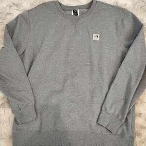 The North Face Men's Heather Gray Crewneck Sweater